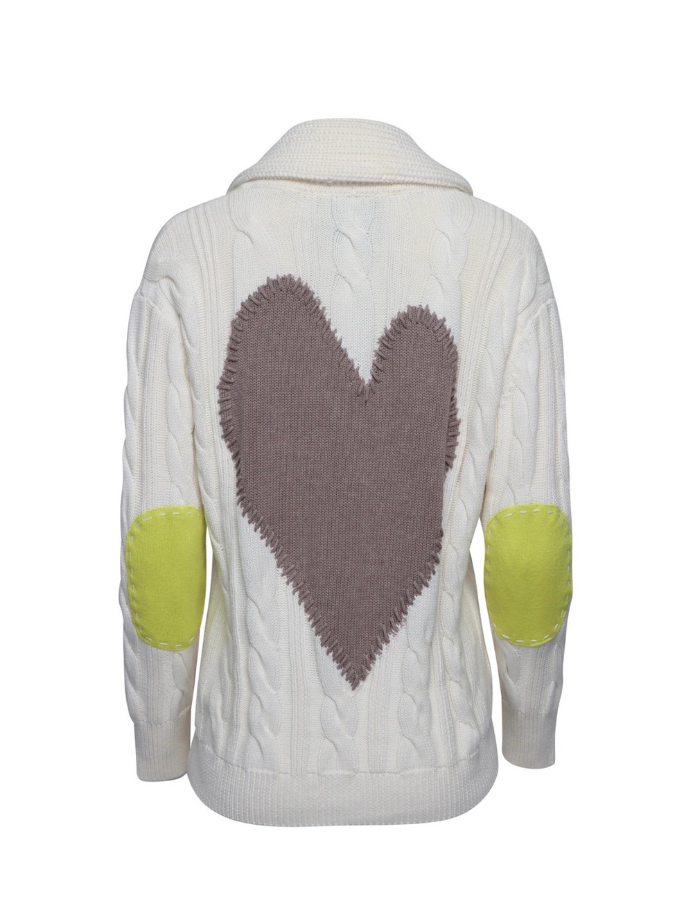 Helen Imperfect Heart Natural Cardigan